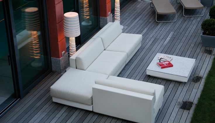 Hour Sofa Pouf and Table by Serralunga Furniture Tables Hour Sofa Pouf and Table by Serralunga Furniture Tables